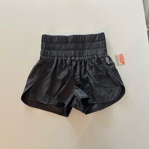 NEW Free People FP Movement The Way Home Shorts Black High Rise S
